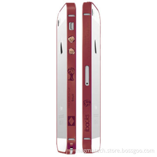 Cameo 2014 World Cup Series Bumper for iPhone 5s/5, Unique Cameo on the Surface, Red